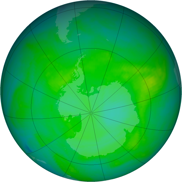 Ozone Map 1981-12-12